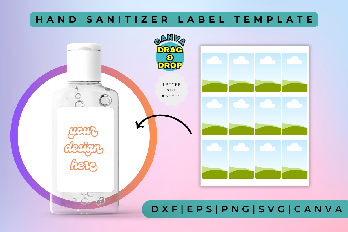 Hand Sanitizer Label Template