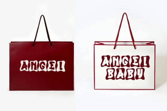 Happy Rainy Font PNG with transparent background - Preview 1