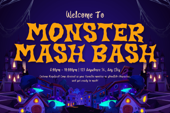 Haunted Letters Font - Preview 3