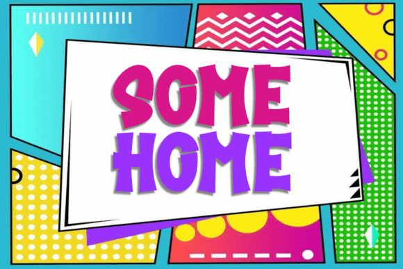 Ontime Boom Font PNG with transparent background - Preview 3