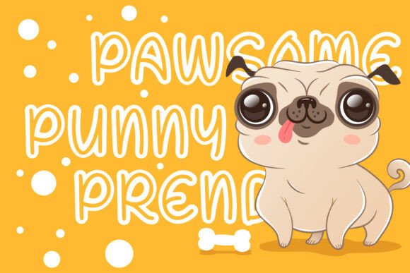 Raboon Font PNG with transparent background - Preview 3