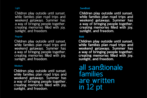 Sanstionale Font PNG with transparent background - Preview 2