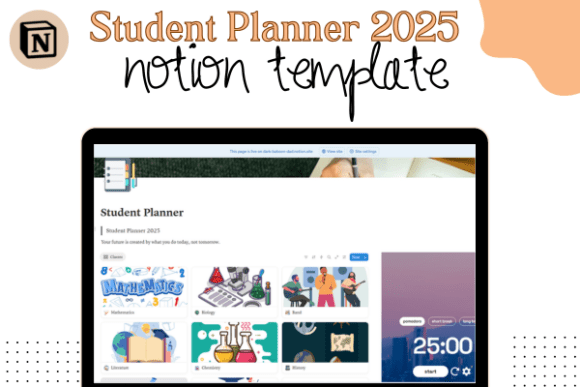 Student Planner Notion Template