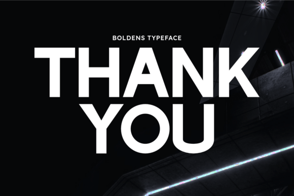 Boldens Font - Preview 5