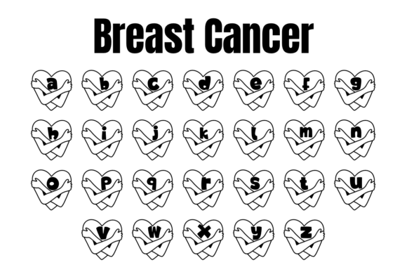 Breast Cancer Font - Preview 2
