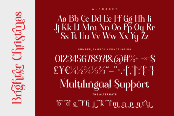 Brighter Christmas Font - Preview 5