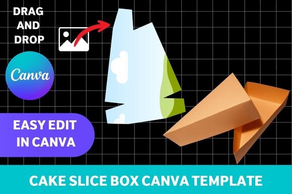 Cake Box Template Canva