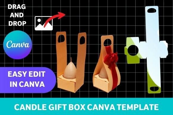 Candle Gift Box Template Canva