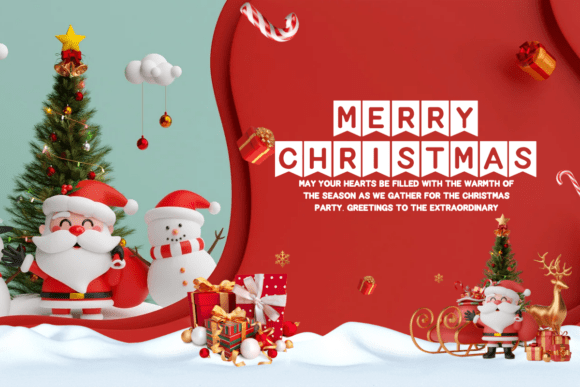 Christmas Flags Font - Preview 1