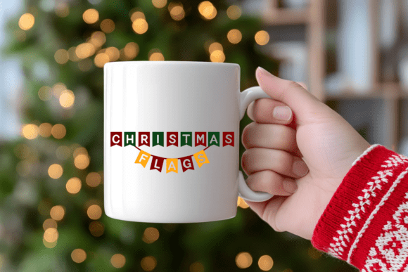 Christmas Flags Font - Preview 4