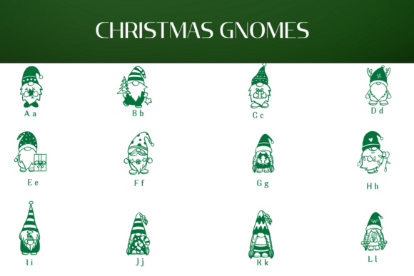 Christmas Gnomes Font - Preview 1