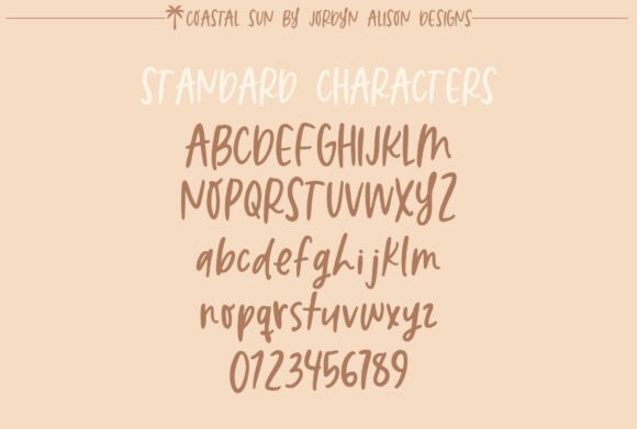 Coastal Sun Font - Preview 1