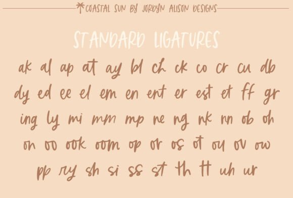 Coastal Sun Font - Preview 3
