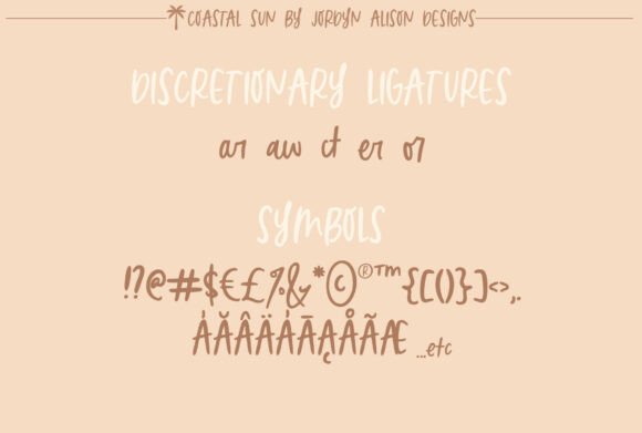 Coastal Sun Font - Preview 4