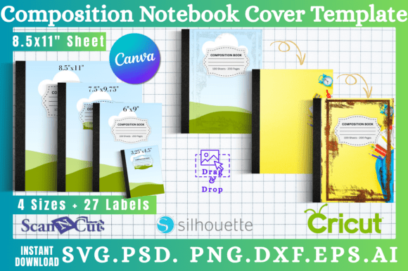 Composition Notebook Cover Templates 11