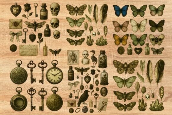Curious Cabinet Ephemera Kit