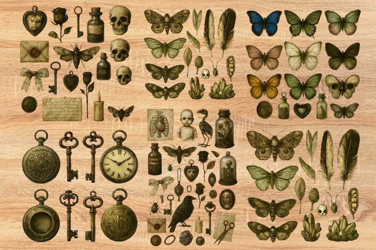 Curious Cabinet Ephemera Kit