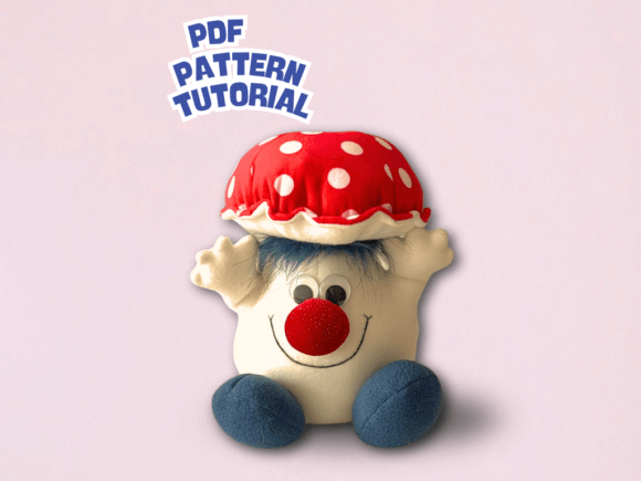 Cute Mushroom Plush Sewing Pattern