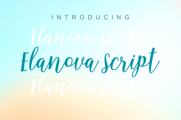Elanova Script