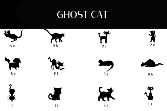 Ghost Cat Font - Preview 1