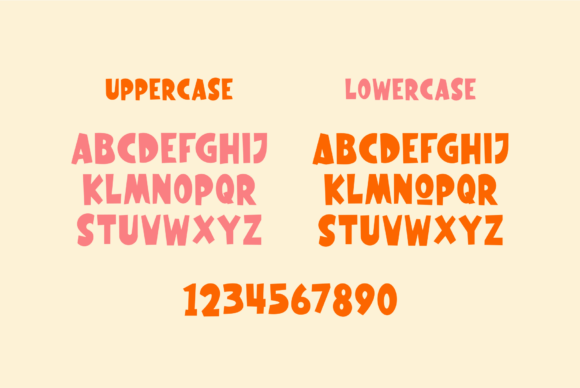Koraloka Font PNG with transparent background - Preview 4