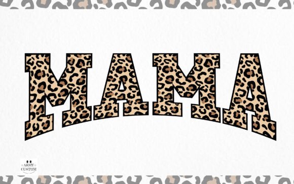 Leopard Varsity Font Font PNG with transparent background - Preview 3