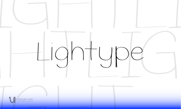 Lightype Sans Serif Font By Uzairr