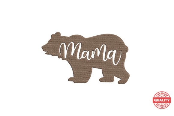 Mama Bear Silhouette