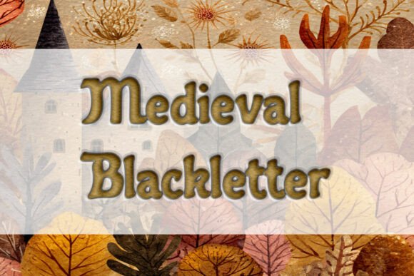 Medieval Blackletter Font