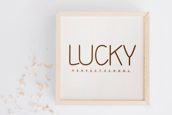 Perfect School Font PNG with transparent background - Preview 3