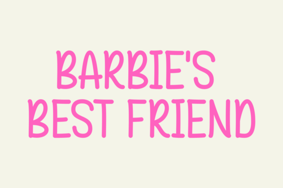 Preppy Barbie Font PNG with transparent background - Preview 2