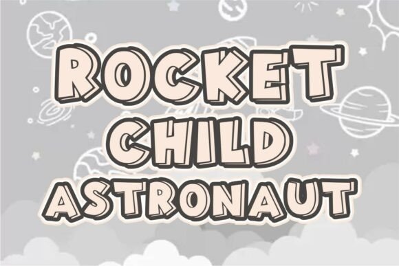 Roket Beat Font PNG with transparent background - Preview 2