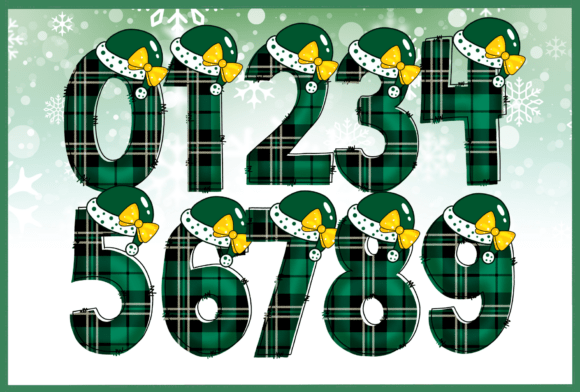 Santa Green Font font preview - 2