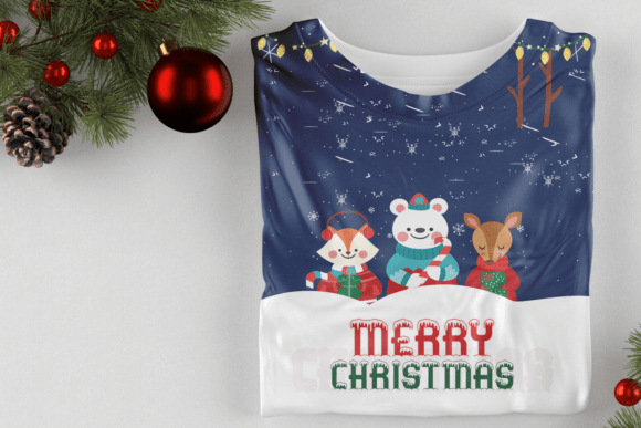 Snowglow Christmas Font PNG with transparent background - Preview 2
