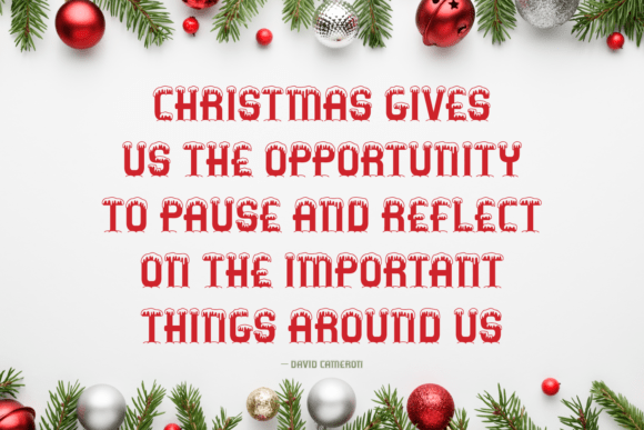 Snowglow Christmas Font PNG with transparent background - Preview 3