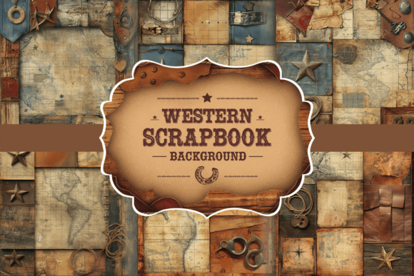 Western Scrapbook Background