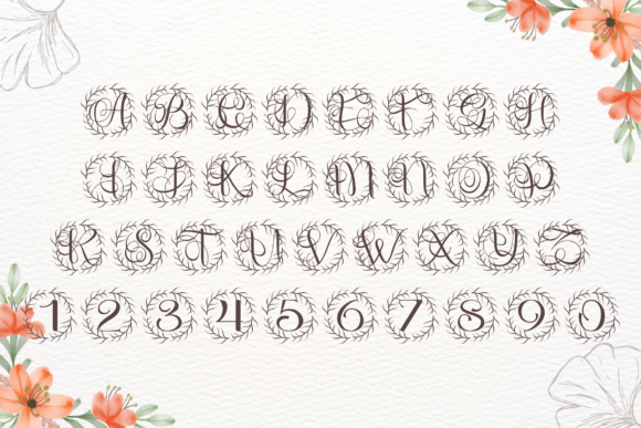 Botanest Monogram Font - Preview 3