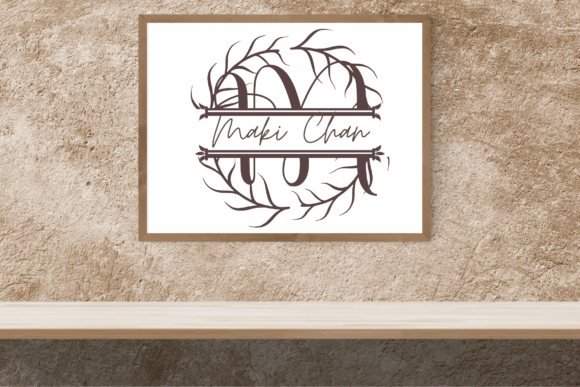 Botanest Split Monogram Font - Preview 2