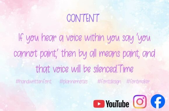 Breezy Notes Font PNG with transparent background - Preview 5