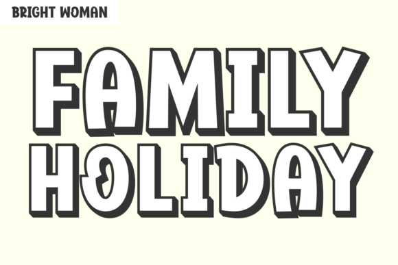 Bright Woman Font - Preview 1