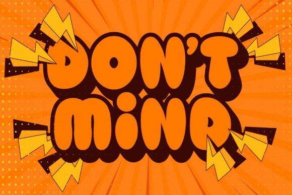 Bubble Foam Font - Preview 3