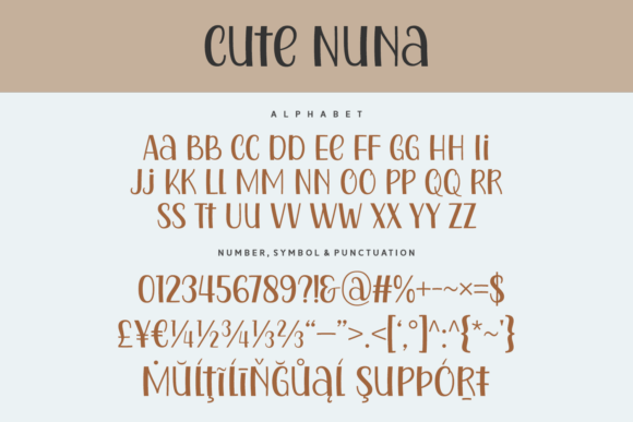 Cute Nuna Font - Preview 4