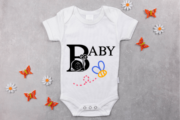 Cute Snail Font PNG with transparent background - Preview 5