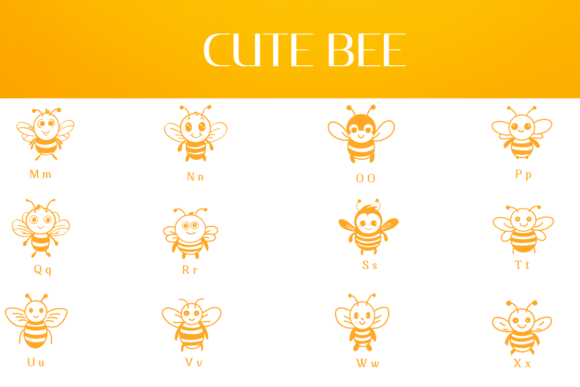 Cute Bee Font - Preview 2