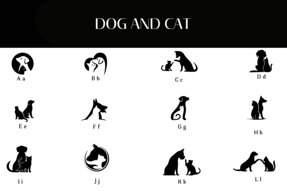 Dog and Cat Font - Preview 1