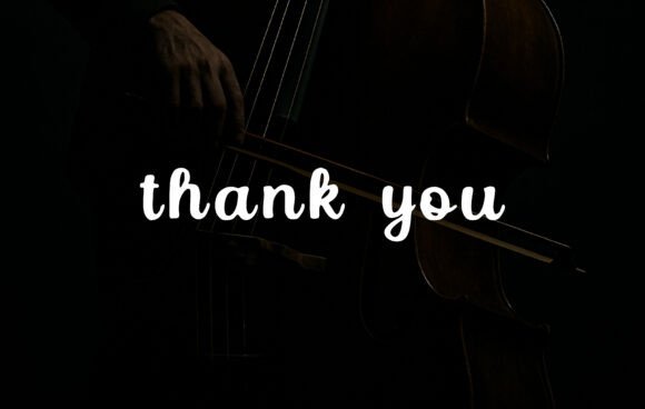 Double Bass Font PNG with transparent background - Preview 2