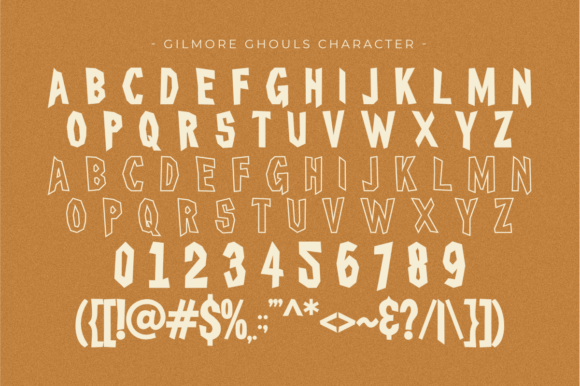Gilmore Ghouls Font - Preview 1