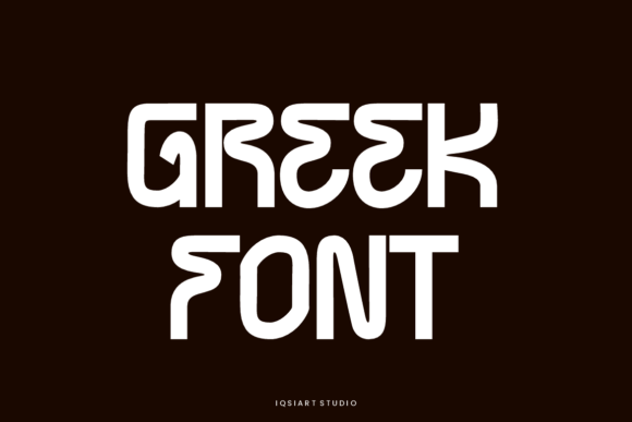 Greek Boxany Font - Preview 1