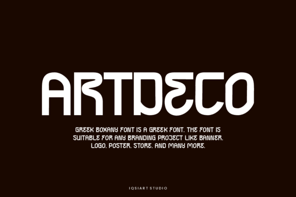 Greek Boxany Font - Preview 2