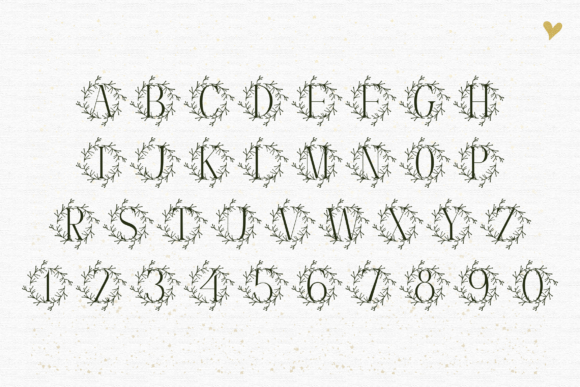Greenquill Monogram Font - Preview 3